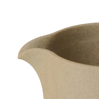 Hasami Porcelain Creamer, Brown