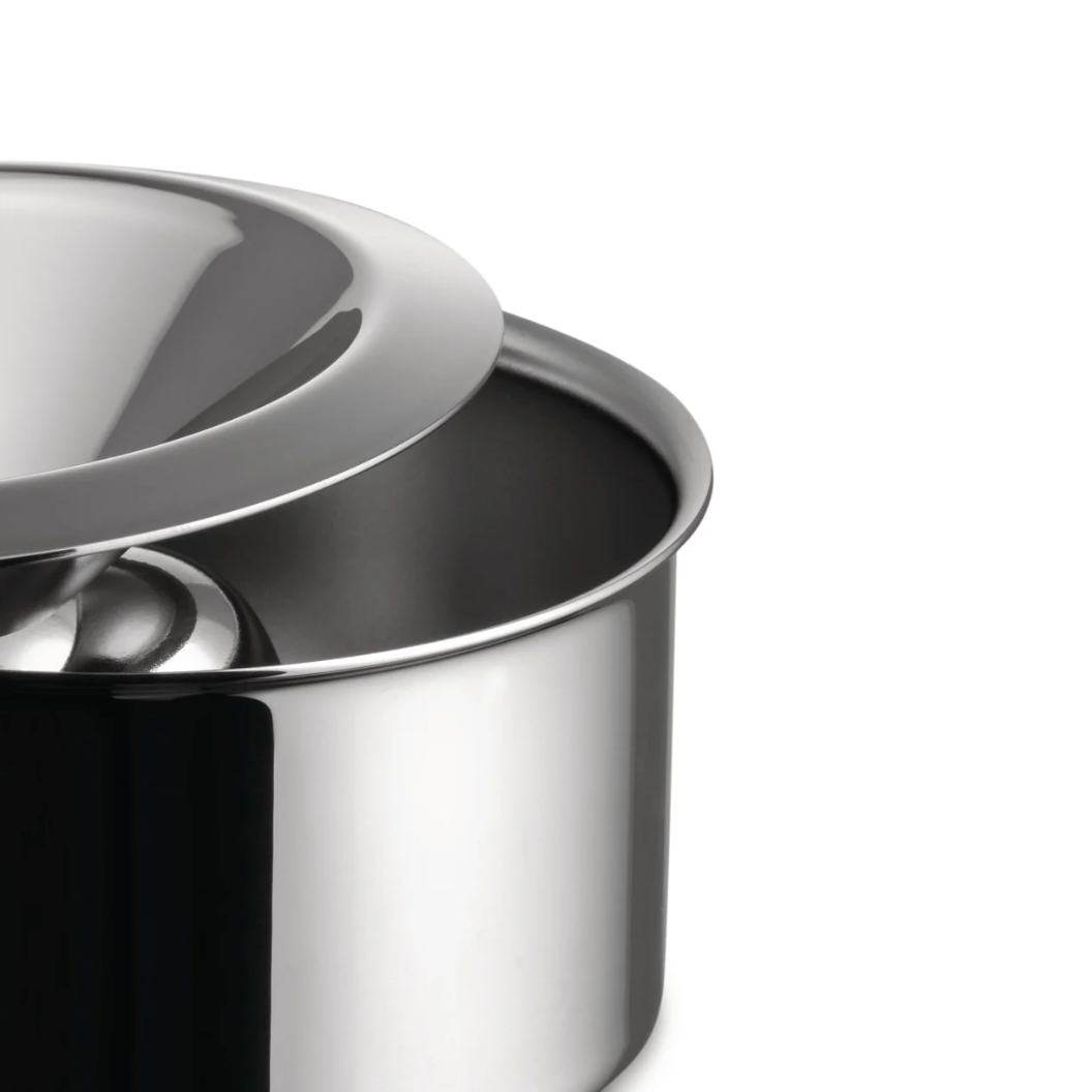 bauhaus ashtray, stainless