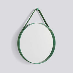 Strap Mirror, Green 50cm