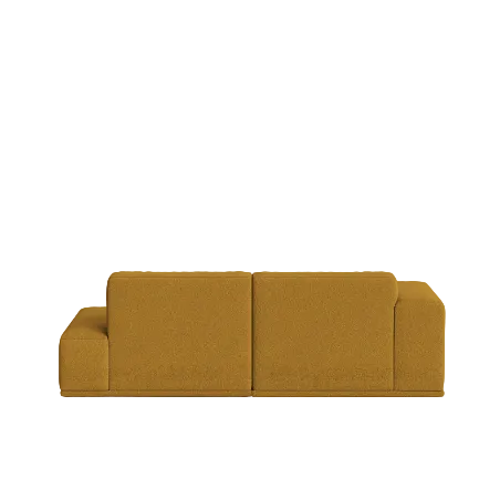 Connect Soft Sofa 2 Seater, Steelcut 453 Yellow