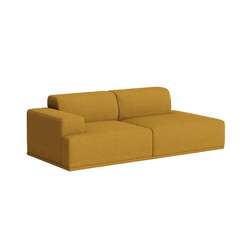 Connect Soft Sofa 2 Seater, Steelcut 453 Yellow