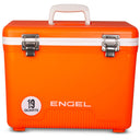 Cooler + Dry Box w/ Strap, 19qt - Orange