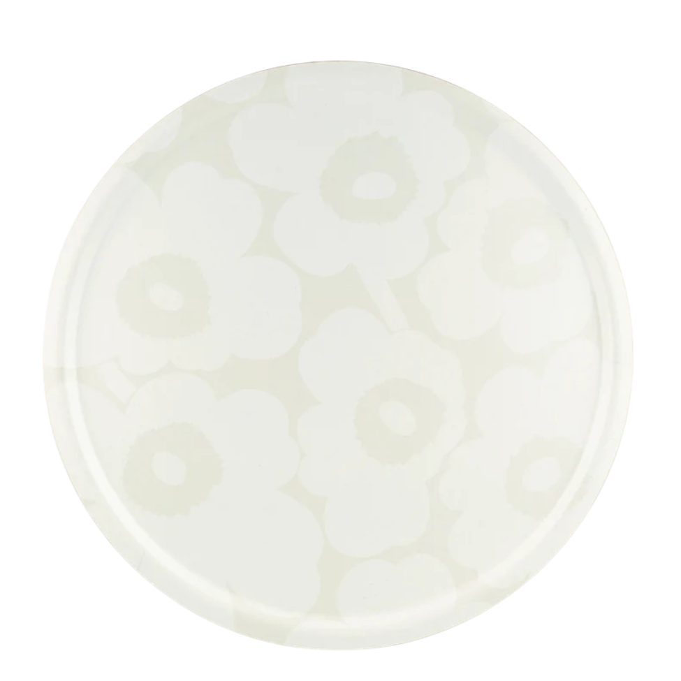 White Unikko plywood tray 65cm