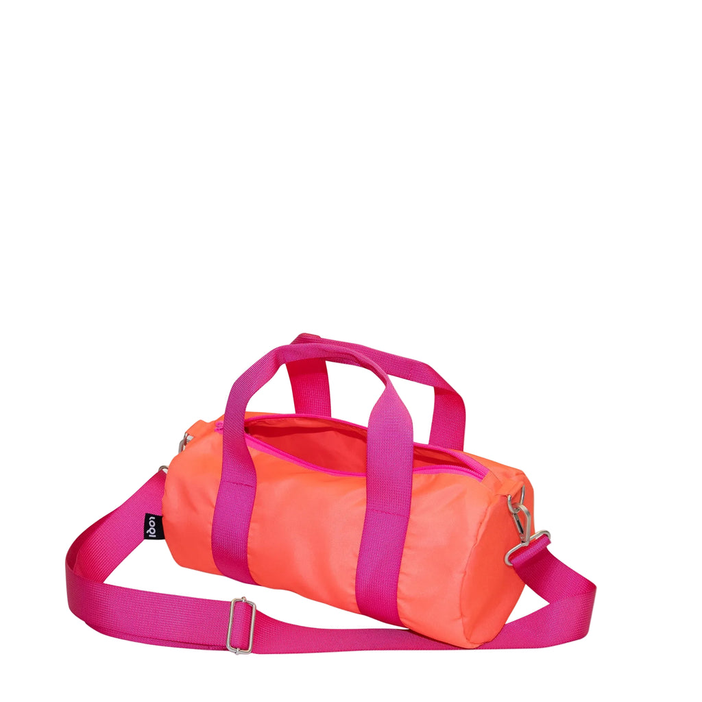 Neon Dark Orange Recycled Medium Weekender