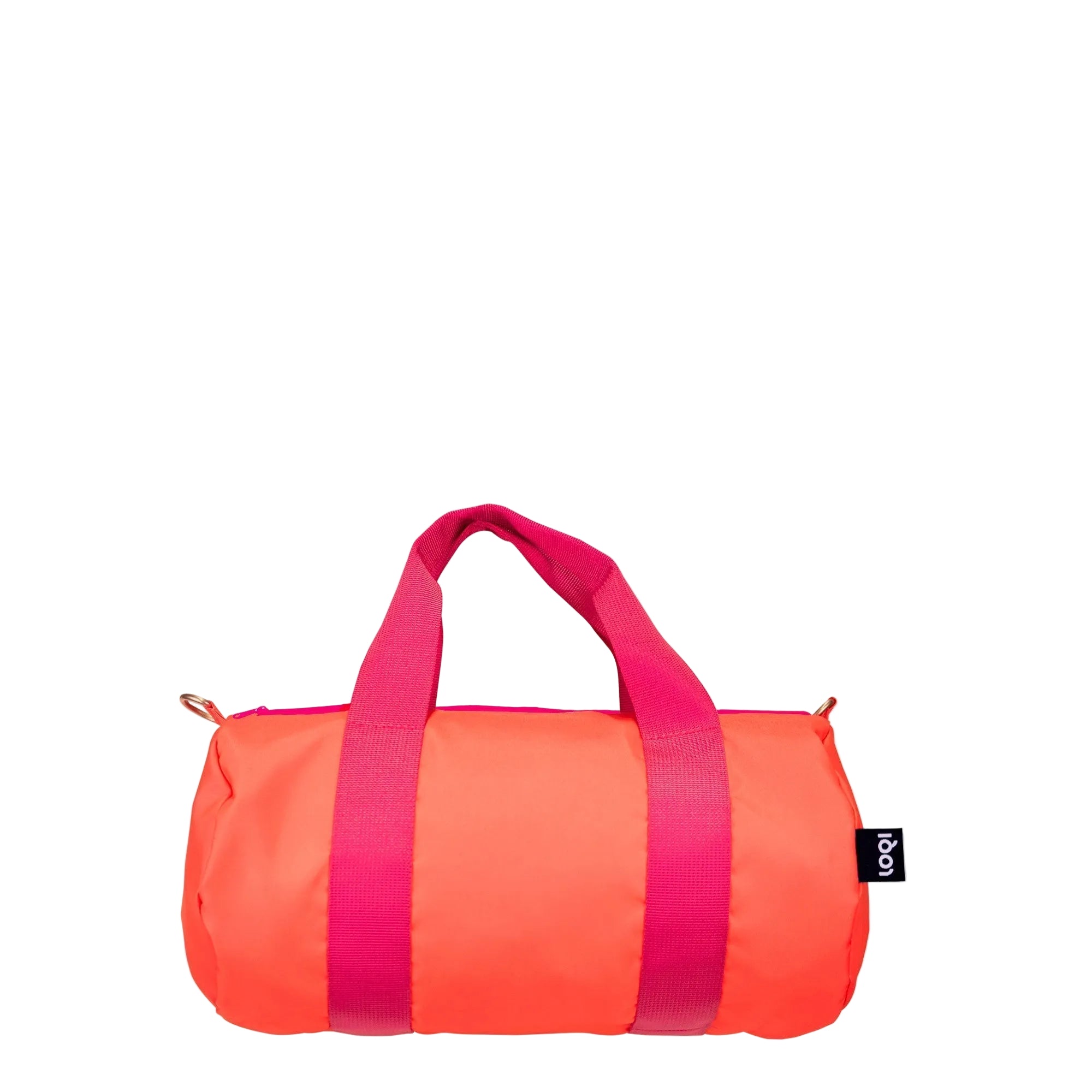 Neon Dark Orange Recycled Medium Weekender
