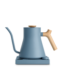 FELLOW Stagg EKG Pro Electric Kettle, Hazy Blue and Maple