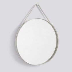 Strap Mirror, Grey 70cm