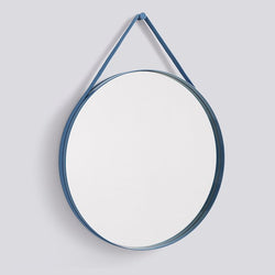 Strap Mirror, Blue 70cm