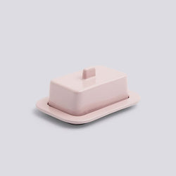 barro butter dish, pink