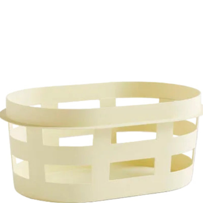 Recycled Laundry Basket, Small Soft Yellow