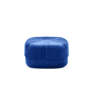 Circus Pouf Large Velour, Electric Blue