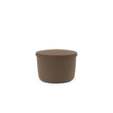 Hide Storage Pouf Small, Brown
