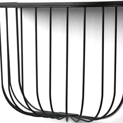 Cage Shelf, Black/Dark Ash-shelving-Audo-vancouver special