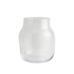 Silent Vase Clear 7.8"