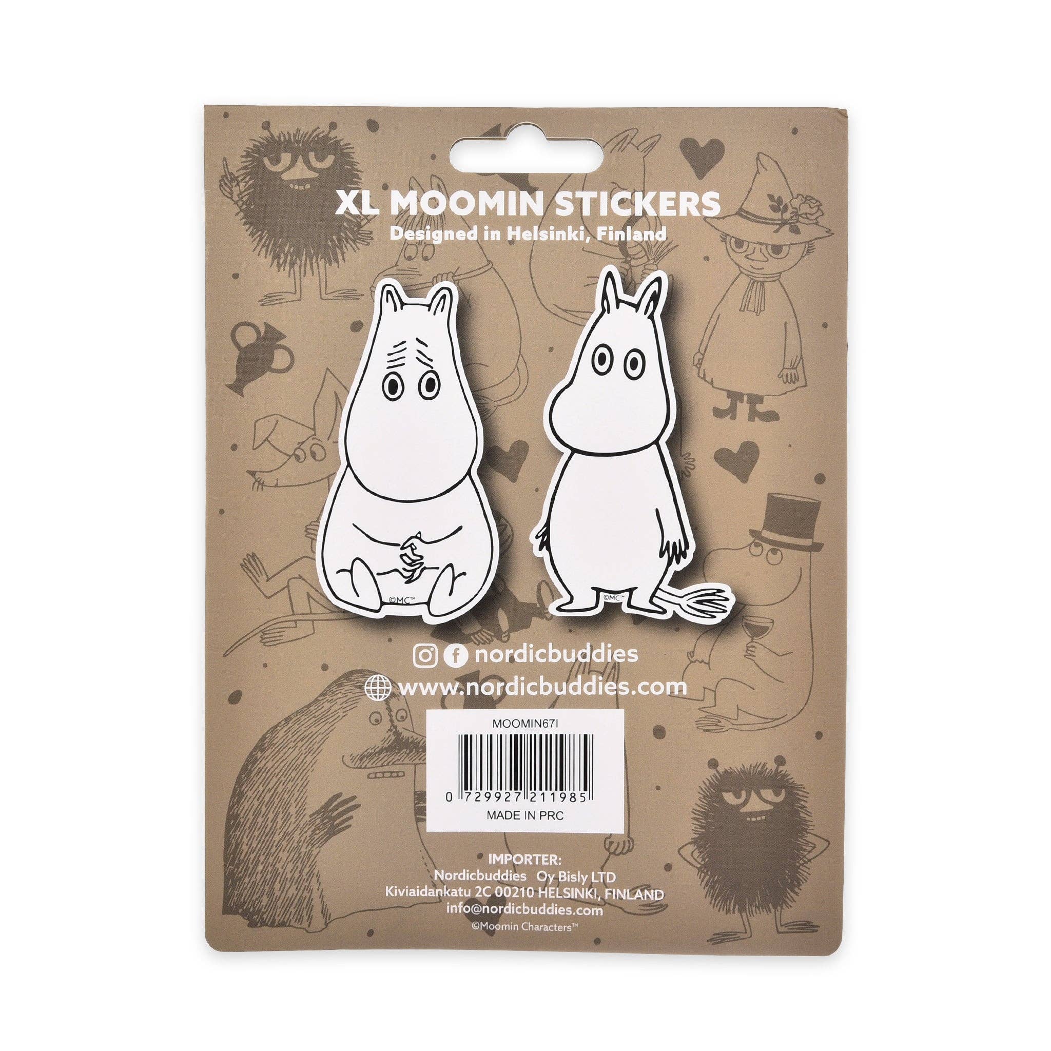 Moomintroll XL-Sticker Combo