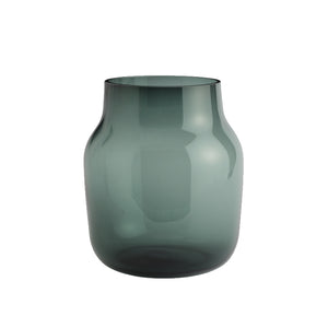 Silent Vase Dark Green 7.8"