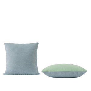 MINGLE CUSHION / 45 X 45 CM / 17.7 X 17.7", LIGHT BLUE/MINT