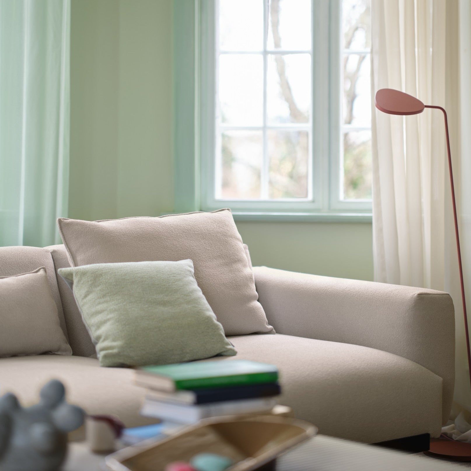 Leaf Floor Lamp, Copper Brown