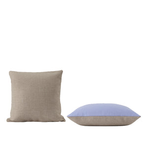 MINGLE CUSHION / 45 X 45 CM / 17.7 X 17.7", SAND/LILAC