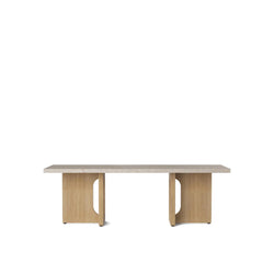 Androgyne Table-Lounge, 47x18 in, Oak/ Kunis Breccia-Tables-Audo-vancouver special