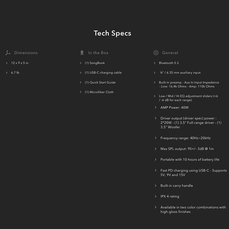 Songbook Bluetooth Speaker, Cream/Brown