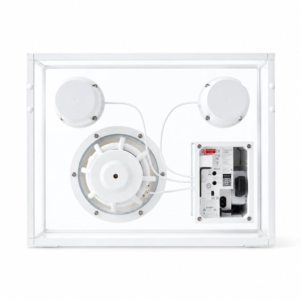 Large Transparent Speaker, White