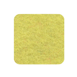 Felt coaster 11x11cm, lemon yellow