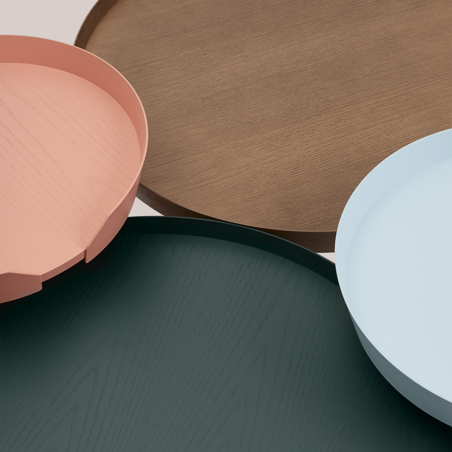 Around Coffee Table, Small, Dark Green
