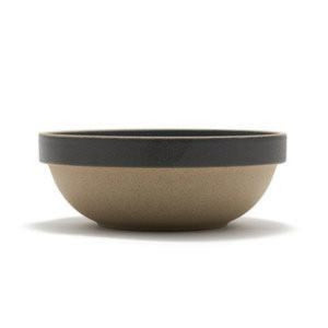 Hasami Round Bowl, 7.25", Black