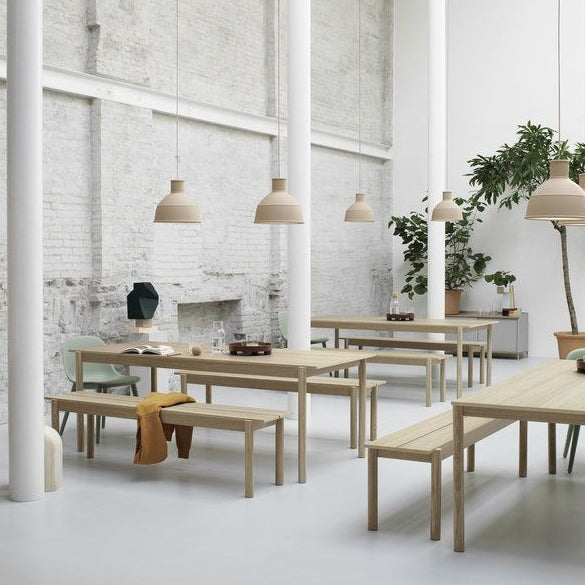 Linear Wood Table, Oak, 260 cm