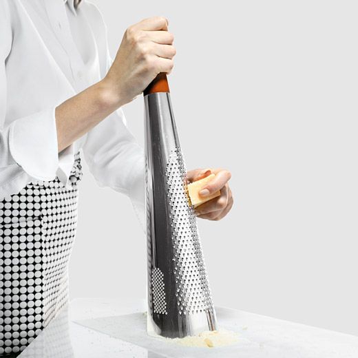 Todo Cheese Grater, Steel and Wood