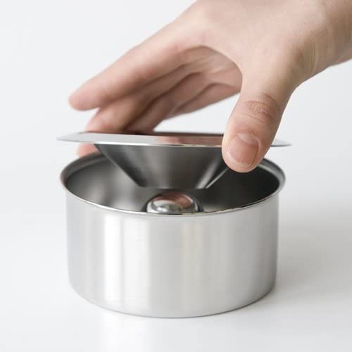 bauhaus ashtray, stainless
