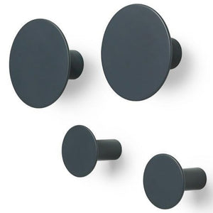 Ponto Wall Hooks 4pk Charcoal