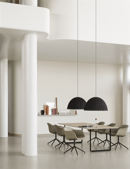 Under the Bell Pendant, Black, 82 cm (32")