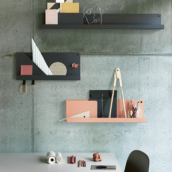Folded Shelves Medium Black
