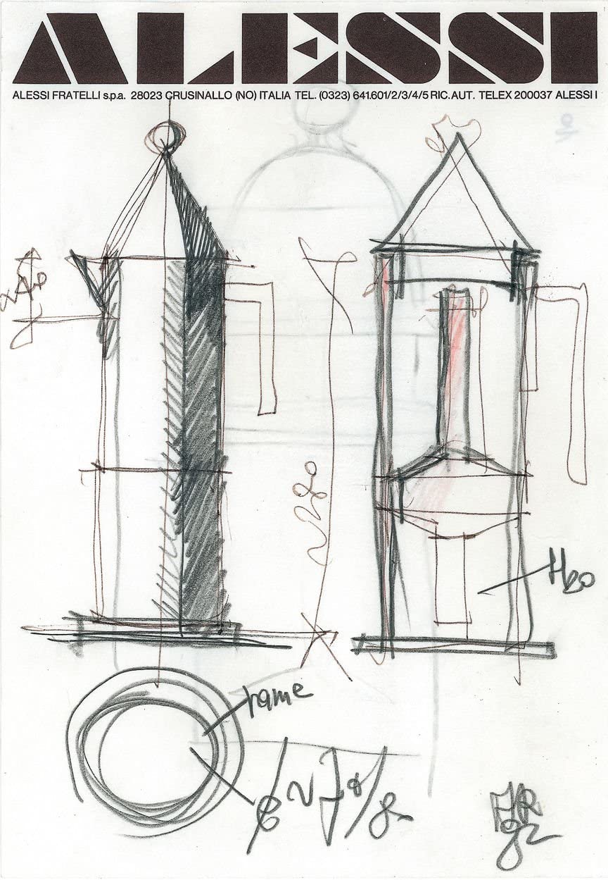 La Conica by Aldo Rossi, Espresso Coffee Maker, 3 Cup