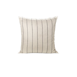 Calm Cushion - Large, 80 x 80 cm, Camel/Black