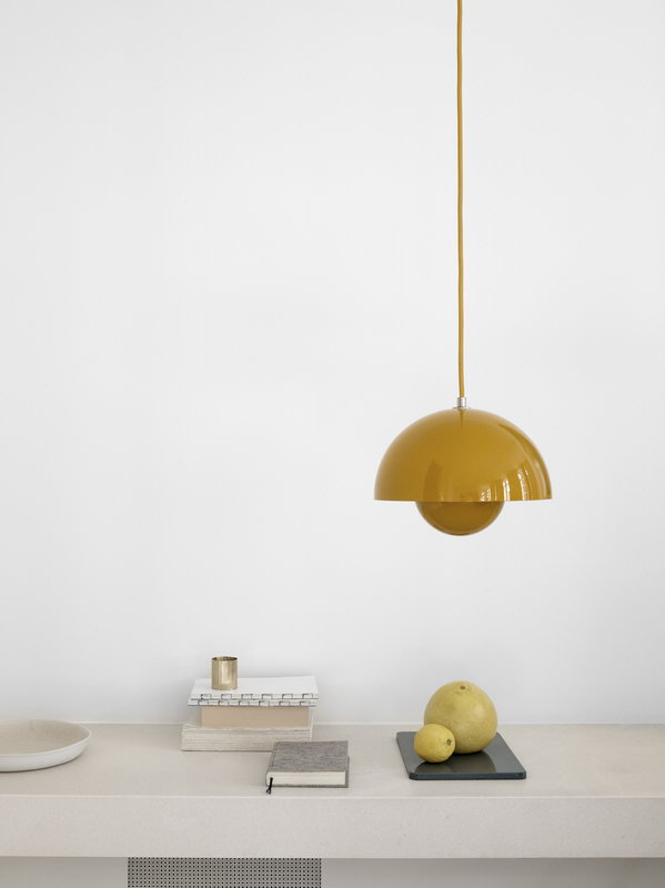 Flowerpot Pendant VP1, Mustard