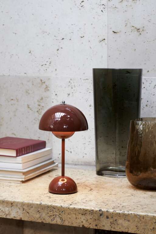Flowerpot VP9 Portable Lamp mustard