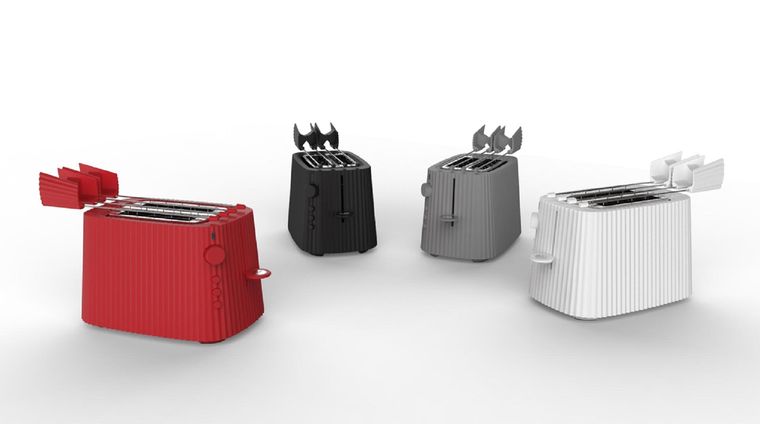 Plisse Toaster, Black