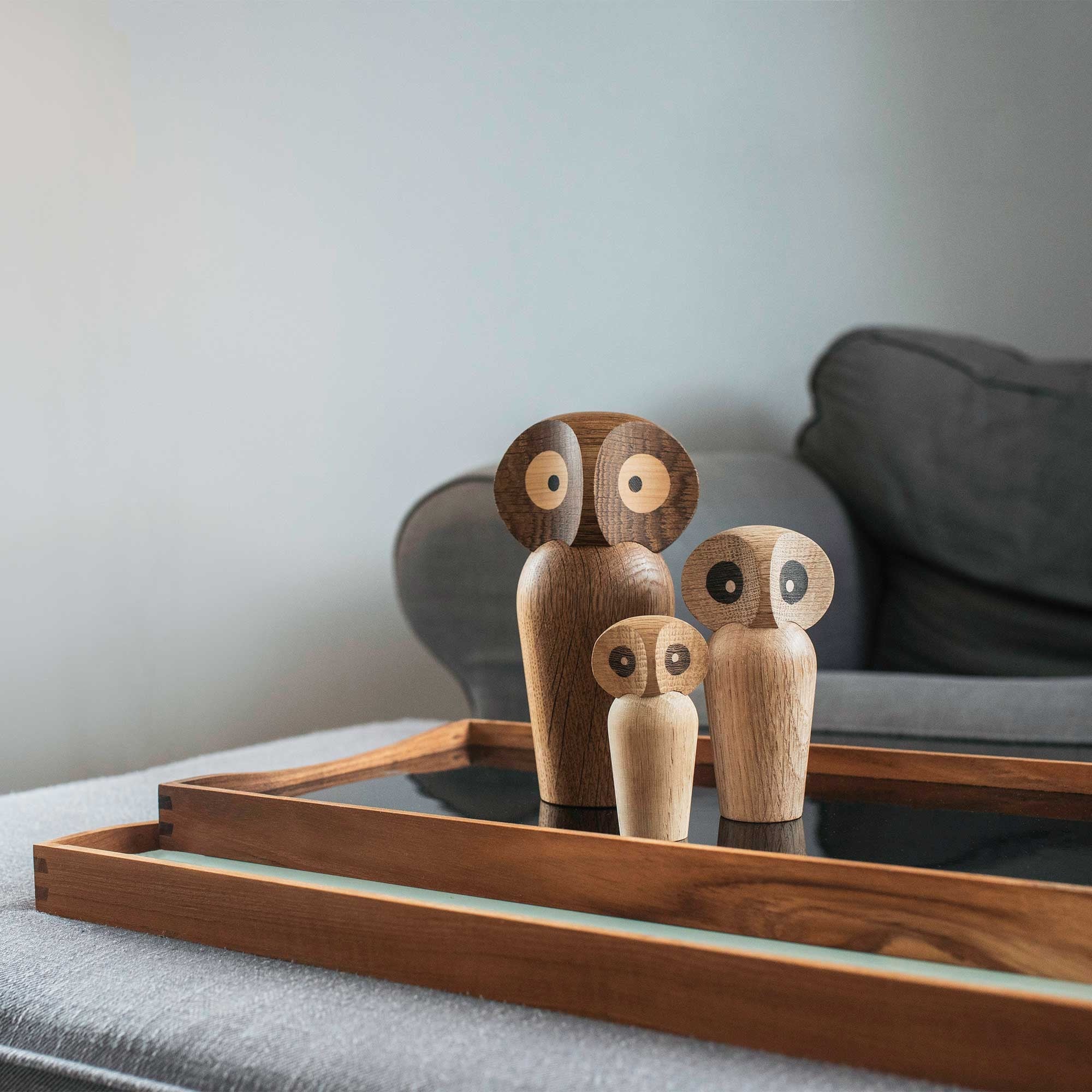 ArchitectMade Wood Owl, Mini, Natural
