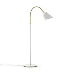 Bellevue Floor - AJ7- - Ivory White & Brass