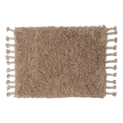 Amass Long Pile Mat, 70 x 50, White Pepper