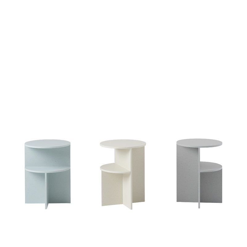 Halves Side Table by MSDS, Sage Green *Discontinued!