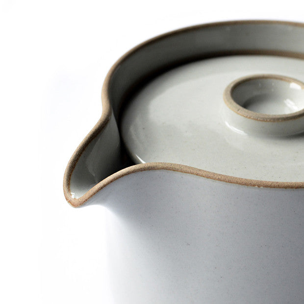 Hasami Porcelain Teapot, Gloss Grey