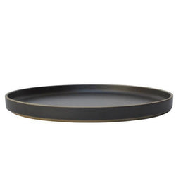 Hasami Porcelain Plate, 7.3” Black