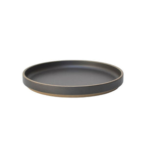 Hasami Porcelain Plate, 10.9" Black