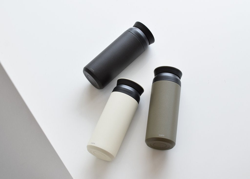Kinto Travel Tumbler, Khaki, 350 ml