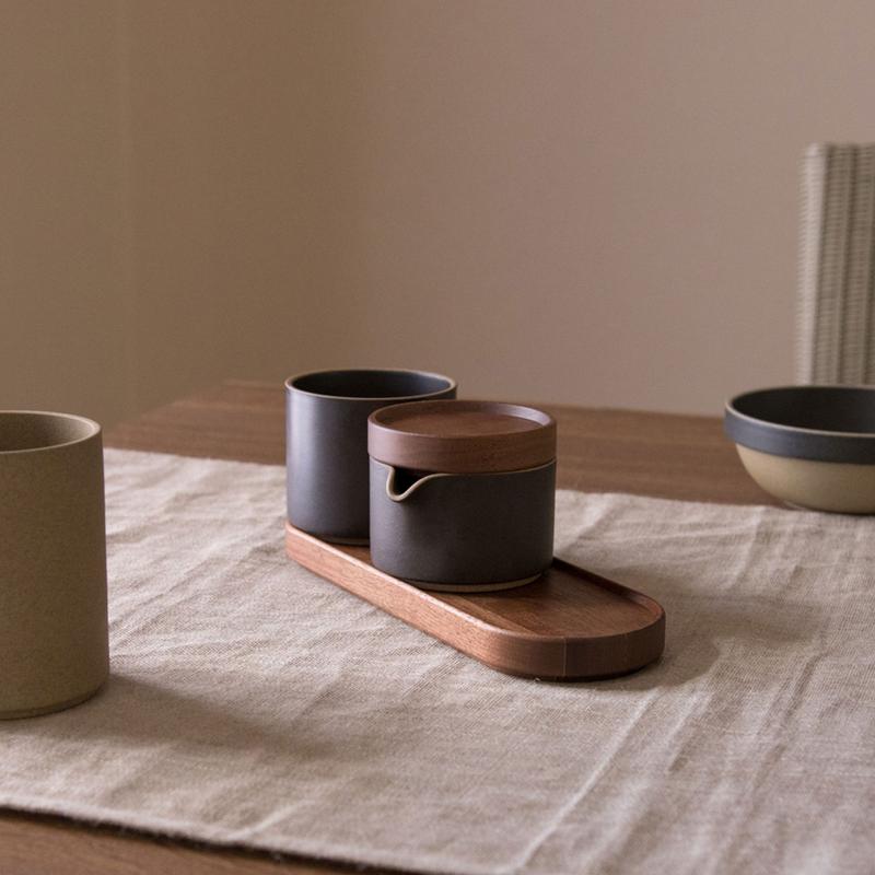 Hasami Wood Tray/Coaster/Lid, 5.6, Walnut