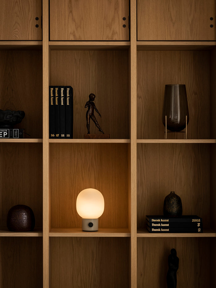 Portable JWDA Lamp, Albaster White-Lighting-Audo-vancouver special